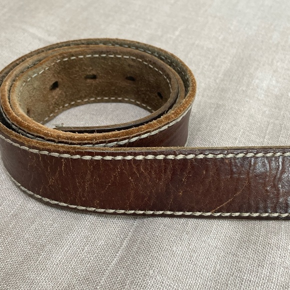 Brown Leather Belt - Picture 2 of 4